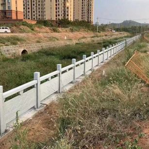 遵义 白麻河道栏杆效果展示图
