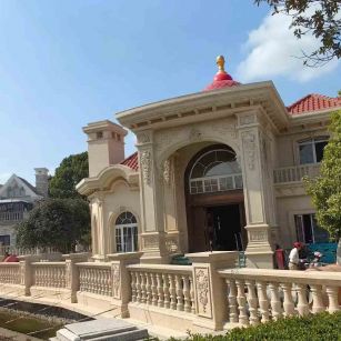 遵义 黄金麻花岗岩欧式别墅