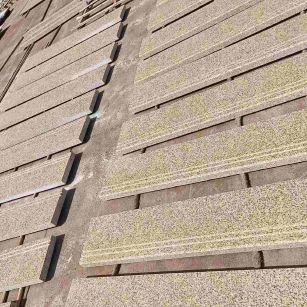 遵义 黄金麻花岗岩光面楼梯踏步