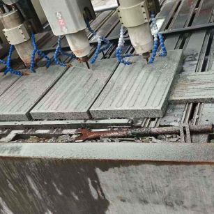 遵义 芝麻白花岗岩荔枝面盲道雕刻