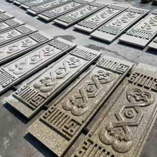 遵义 黄金麻花岗岩外墙雕刻板