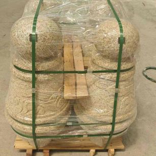 遵义 黄金麻异形定制雕花——棒棒糖挡车柱