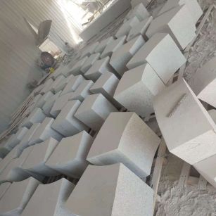 遵义 白麻花岗岩异形坐凳