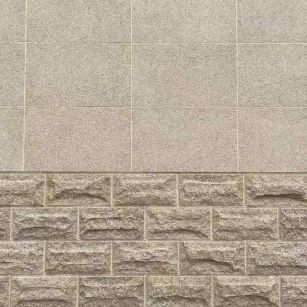 遵义 黄金麻自然面蘑菇石配荔枝面干挂