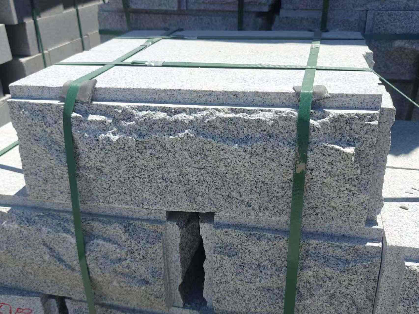 遵义 芝麻白花岗岩自然面成品