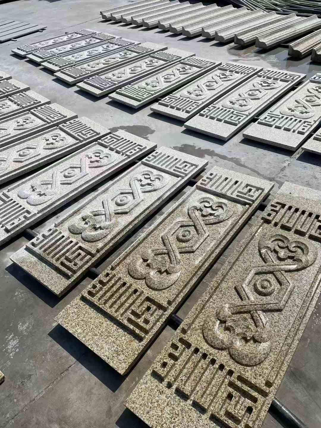 遵义 黄金麻花岗岩外墙雕刻板