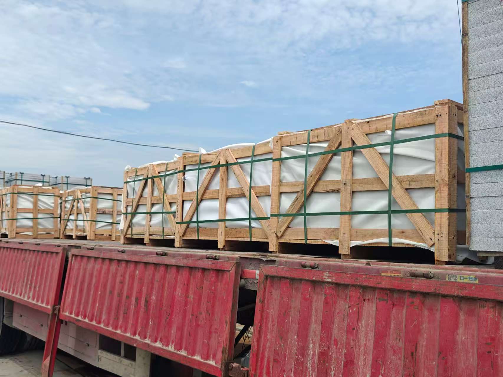 遵义 芝麻白花岗岩地铺石出口专车-泰国游